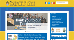 Desktop Screenshot of catholicschoolsnj.org